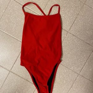 Jolyn Red One-Piece Swimsuit